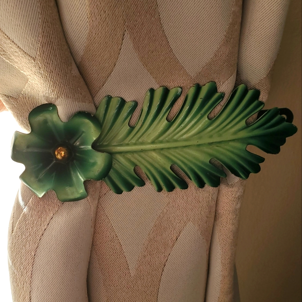Vintage Metal Curtain Tie Backs